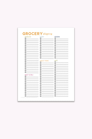 Grocery Shopping List Printable – Love Your Home Shop
